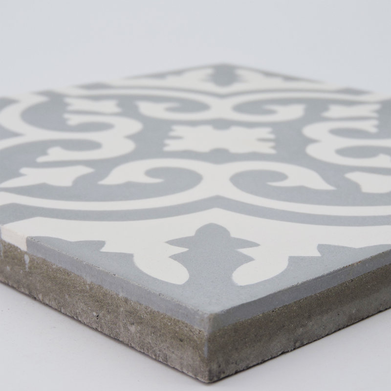 Argana 8" x 8" Cement Patterned Floor Use Tile
