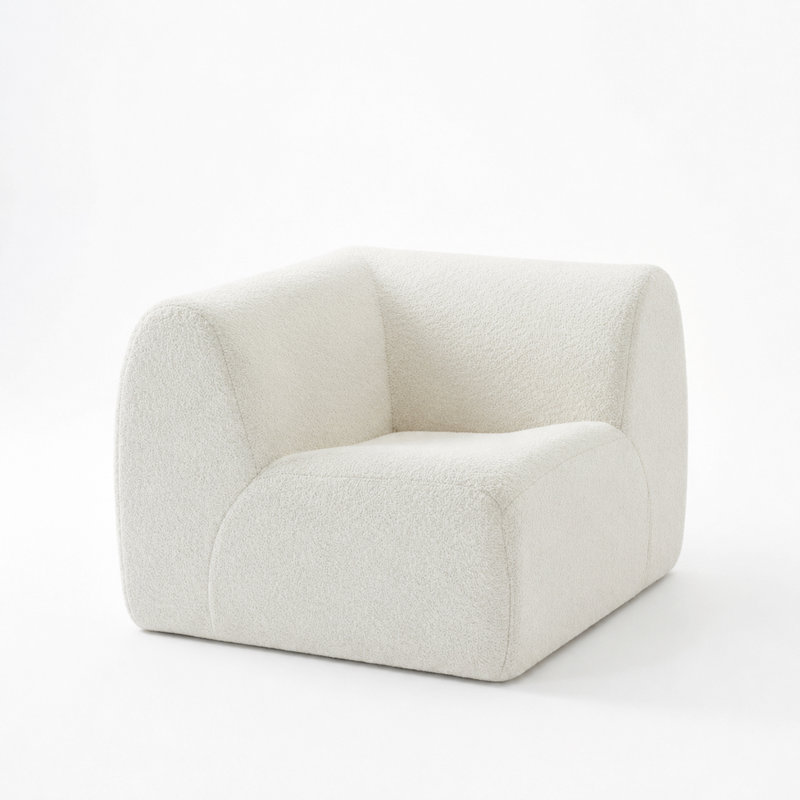 Grossman 38.19'' Modular Corner Unit (White), White