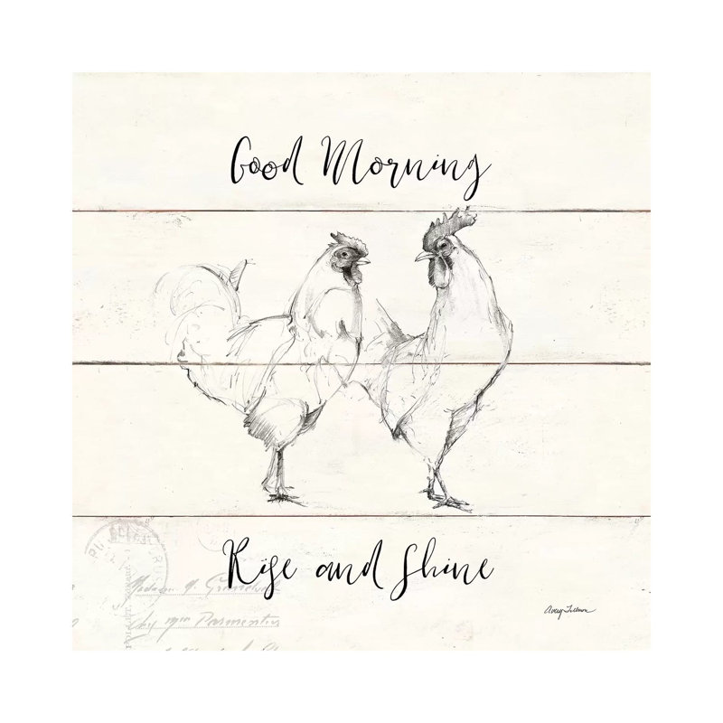 Life at Home I Shiplap 1 Piece Wrapped Canvas Wall Art, 66.04 cm H x 66.04 cm W x 3.175 cm D