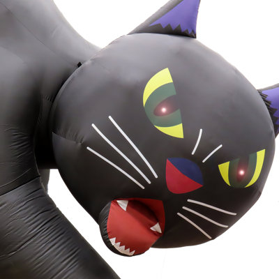 20ft Inflatable Halloween Black Cat