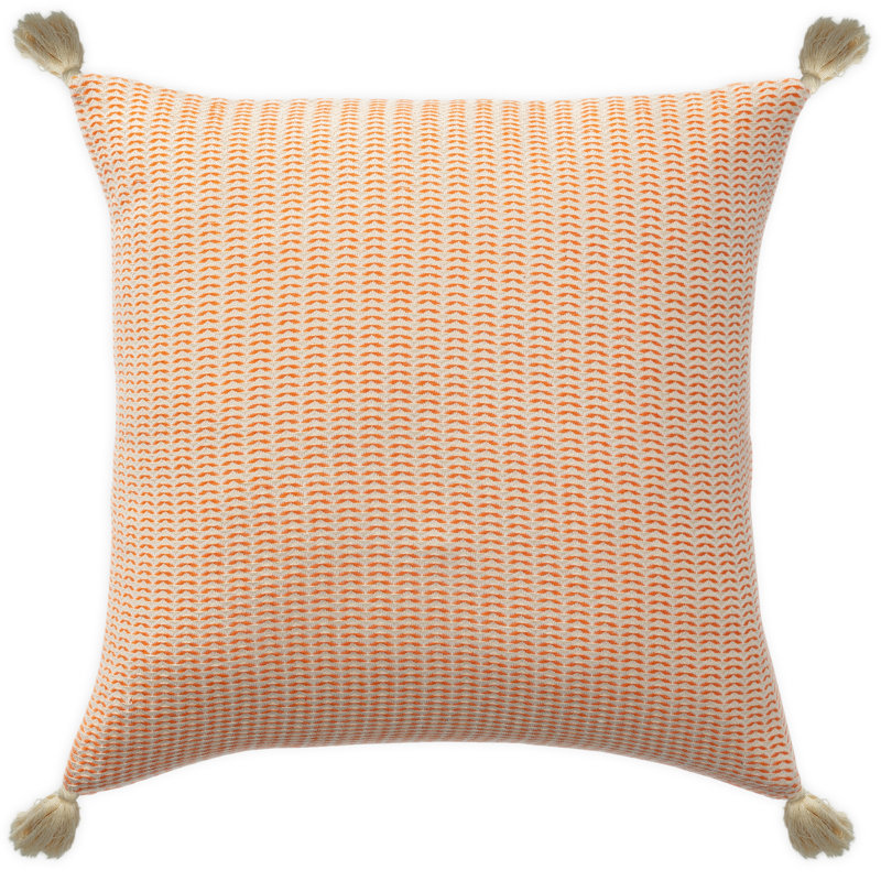 Housse de coussin Brenly, Orange, Housse de coussin seulement - sans coussin