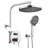 1 Complete Shower System with Rough in-Valve-103062865