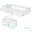 Lit plateforme simple avec rangement et 3 tiroirs