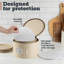 Ensemble de rangement en porcelaine dure 5 pièces-979424551