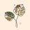 «Yarmouth Vector Of Monstera Leaves» par Venimo - photographie sur toile tendue