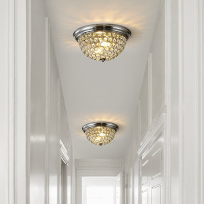 Friedly Crystal Flush Mount