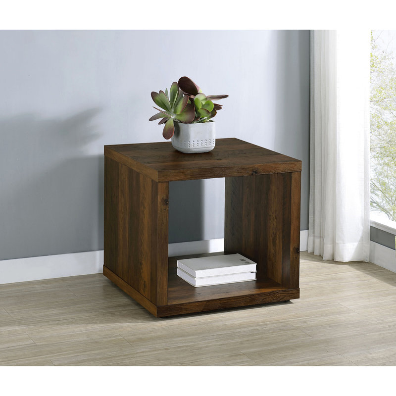 Table de bout d'appoint Flint, Brun