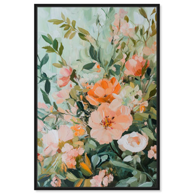 Ressorts subtils aux couleurs vives sur toile par Art Remedy