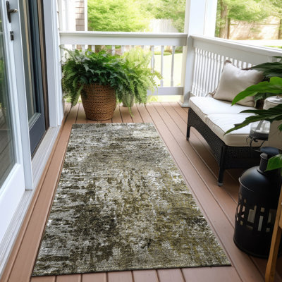 Alta Washable Abstract Indoor / Outdoor Rug