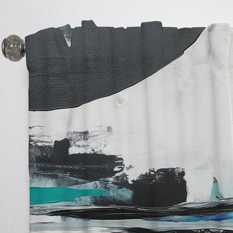 Alcot - Exploration de la simplicité Boho I - Rideau moderne - Velours obscurcissant - 1 panneau, L 52 po x L 95 po