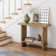 Samar 40" Farmhouse 2-Tier Console Table