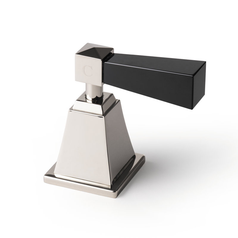 Vip Time Mixer Wall Mounted Faucet, Polished Nickel/Black