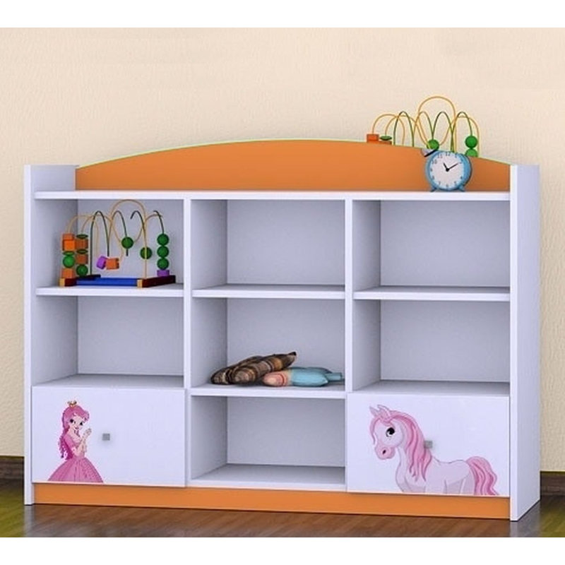 Samara 92cm H X 129cm W Kids Cube, Orange