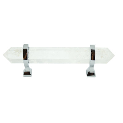 Clear Crystal 6" Centre Bar Pull