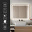 Miroir mural lumineux Kristeen