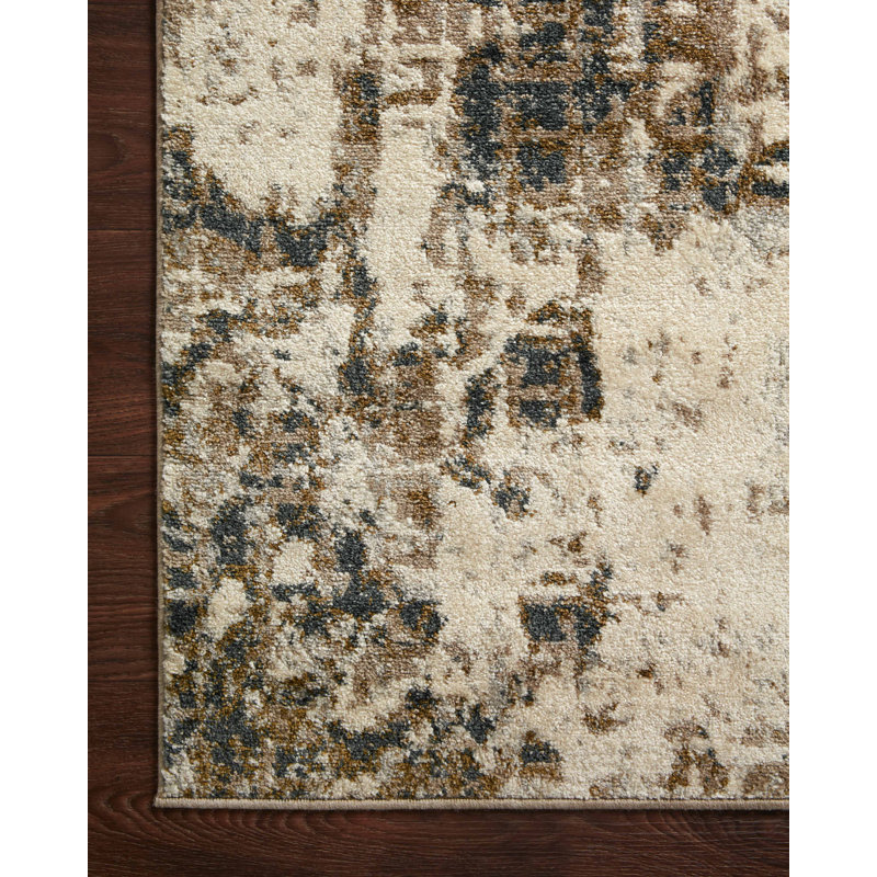 Abstract Indoor Rug, Rectangle 9'4" x 13'