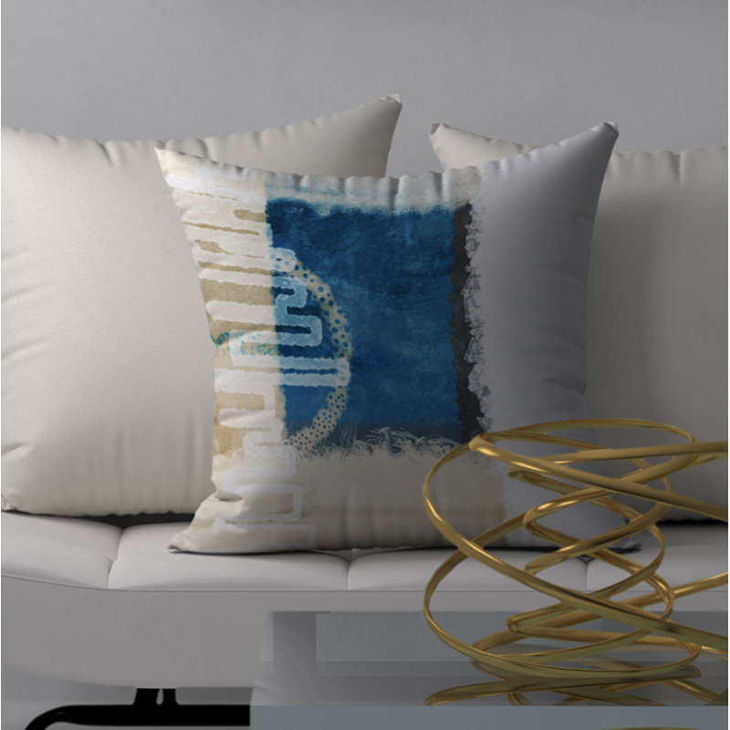Housse de coussin décorative carrée « fragrance passion » et insert, H 20 po x l 20 po