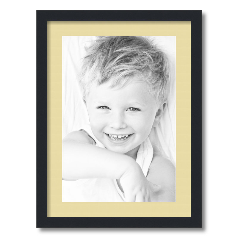Matte Picture Frame with Mat, Buttercup