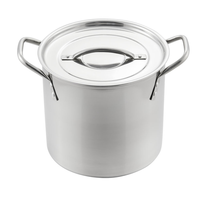 McSunley 8-Quart Stainless Steel Stock Pot with Handles