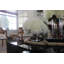 White Hydrangeas In Clear Glass Cylinder Vase-875334991-875334990