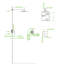 Robinet de douche mural - Fabrication en laiton avec objet