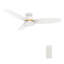 Ventilateur de plafond encastré intelligent avec lumière, télécommande, moteur à courant continu-70836688-93934862