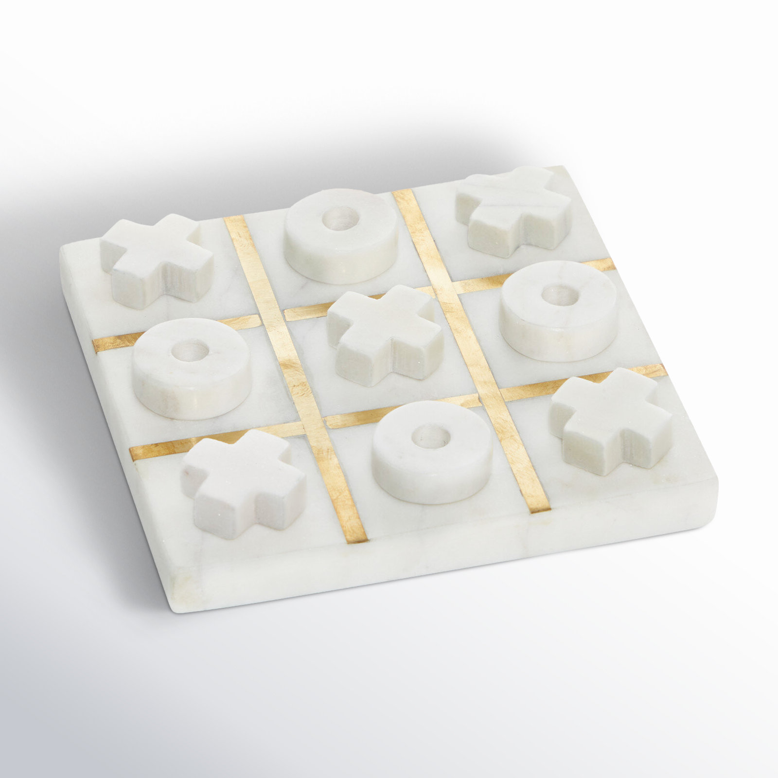 Gryffon Marble Tic-Tac-Toe Game Set