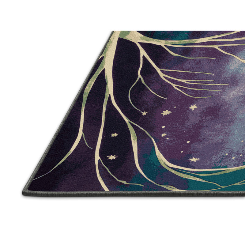 Blooming Nebula Rug, Rectangle 2' x 3'