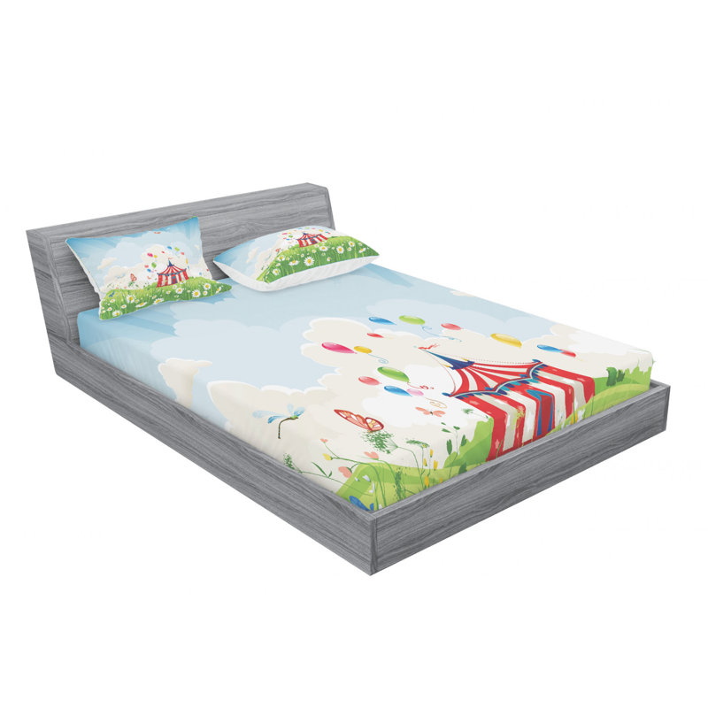 Microfiber Sheet Set, Full Sheet Set with Fitted Sheet