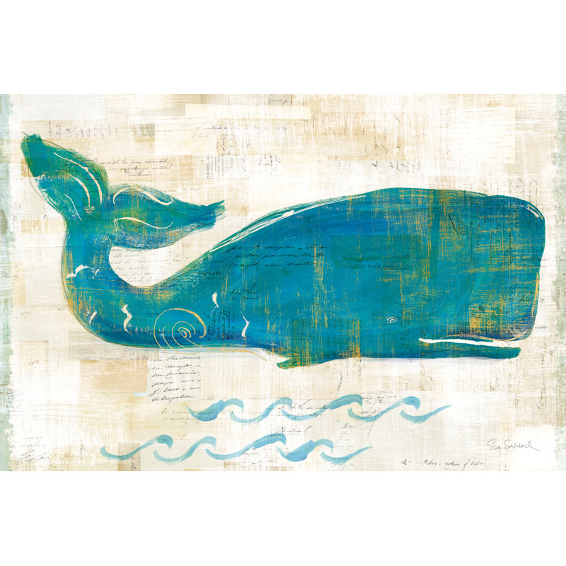 «On the Waves I» par Sue Schlabach, reproduction d'art sur toile tendue, H 8 po x l 12 po