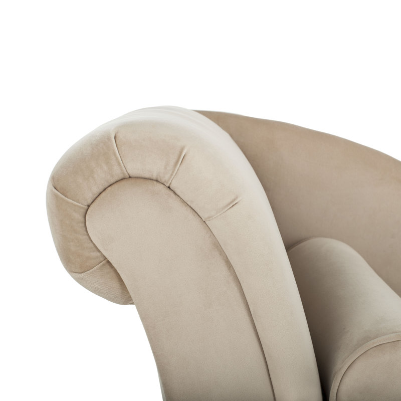 Méridienne Schumacher, Velours brun clair
