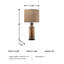 Lampe de table champagne 28 po Arva