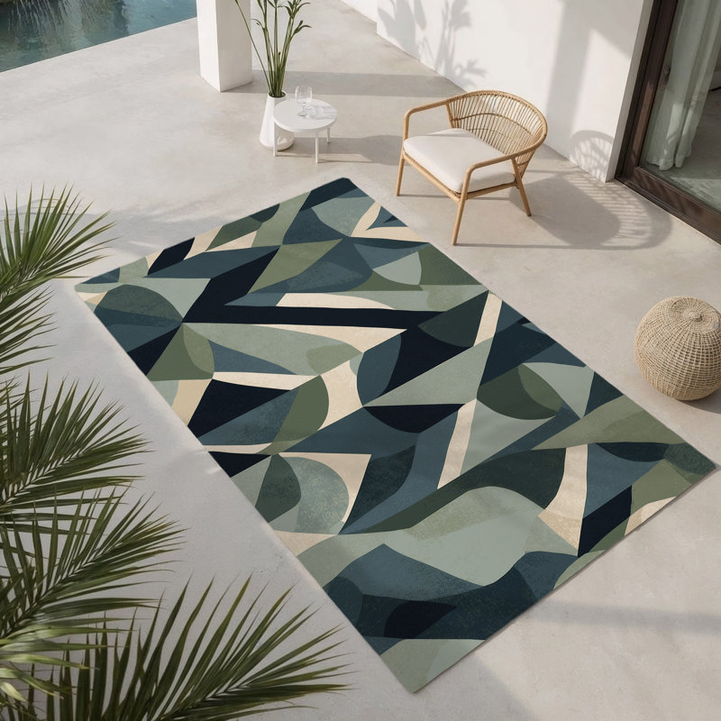 Velvet Mirage Indoor And Outdoor Area Rug, Rectangle 8' x 10'