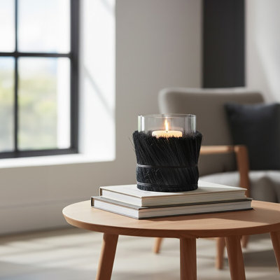 Glass Tabletop Tealight Holder
