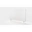 Panneau d'intimité pour bureau à 1 panneau Partition Extender Thermoplastic-1399158082