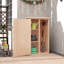 Renelsa Wooden Garden Shed Small Shed 2 Shelves-1722874238