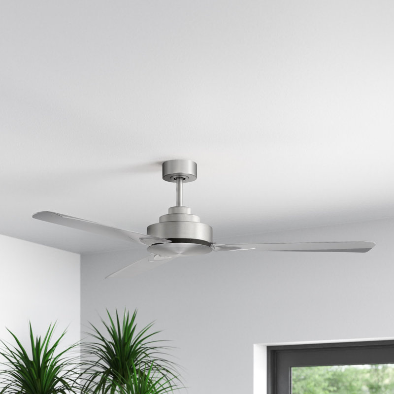 Ohare 58'' Ceiling Fan in Brushed Nickel, Brushed Nickel