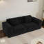 Ensemble de canapé modulaire convertible - configuration flexible, tissu de velours moelleux, canapé-lit surdimensionné