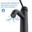 6.57" ADA Compliant High Stainless Single Hole Steel Waterfall Bathroom Faucet-119204618
