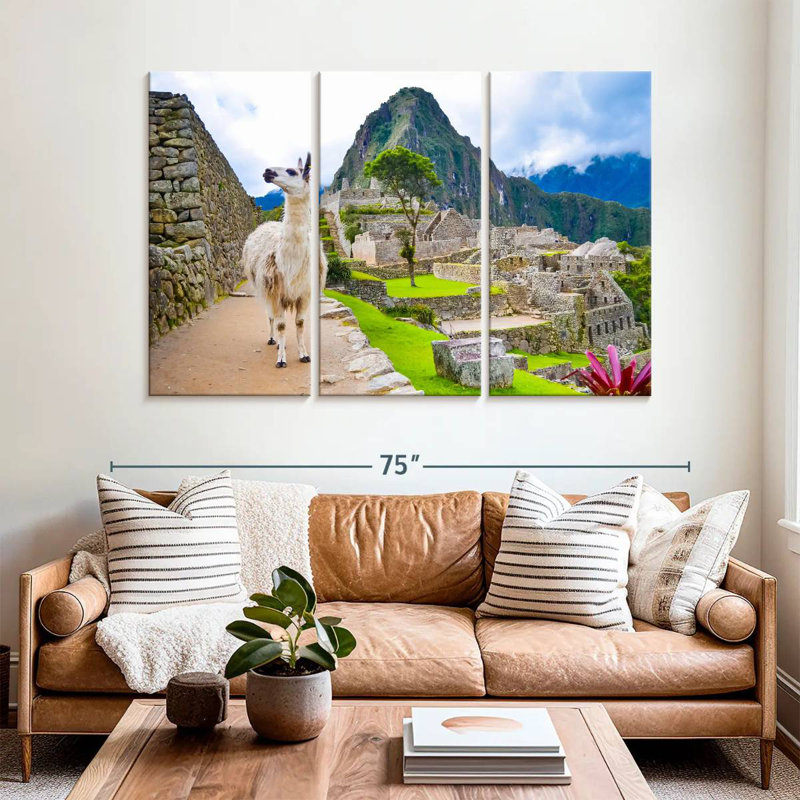Brampt Peru Llama, 42" H x 65" W