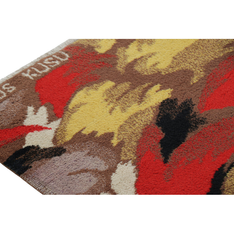 One-of-a-Kind 4'x6'11 Hand Knotted Area Rug