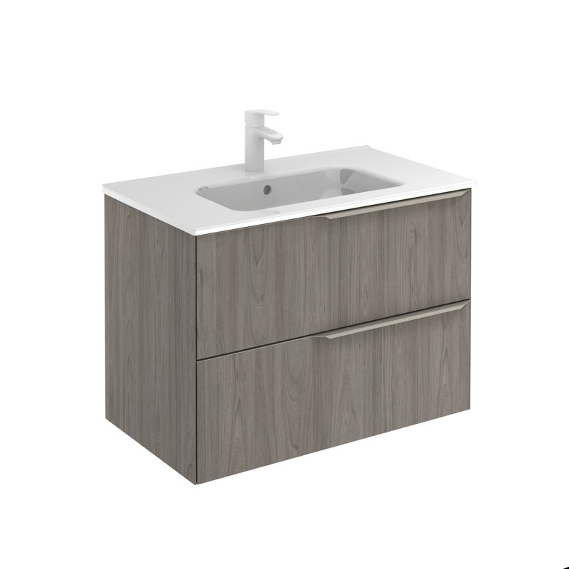 Ensemble de meuble-lavabo simple 32 po Mio, Orme gris