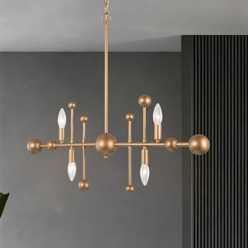 Luminaire suspendu spoutnik 4 lumières Modern Modern