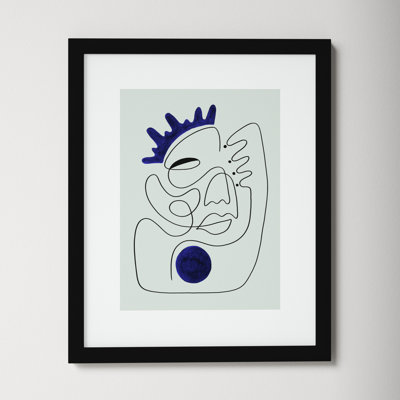 El Rey Print by Shatha Al Dafai