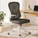 Polyurethane Task Office Chair with  Flip-up Arms and Desk Chairs for Home and Office