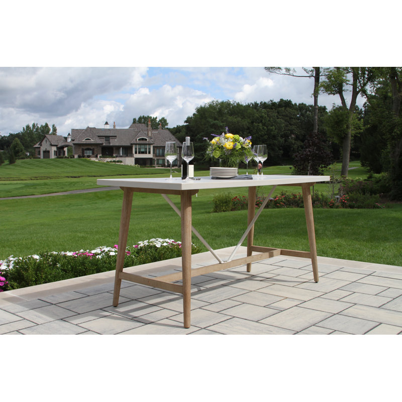 Boyd 4 - Person Patio Dining Set with Rectangular Table , Cushions Included