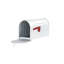 Carlton Metal Post Mounted Mailbox-48570870