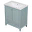 Meuble-lavabo multifonctionnel avec portes et tiroir 30 po