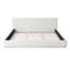 Soft and comfortable upholstered bed frame-118010484