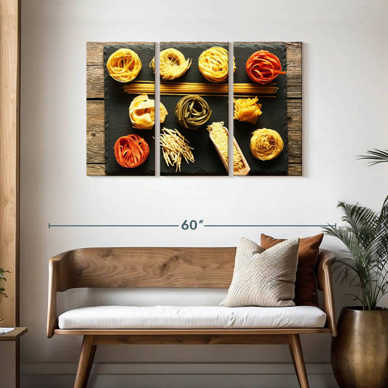 Yarlin Pasta, 28" H x 45" W